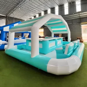 luxury inflatable pool bar with seats